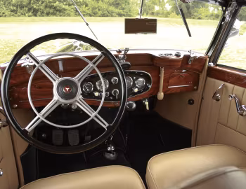 Panel frontal Mercedes-Benz 290 lang Cabriolet D (W18) '1934–37