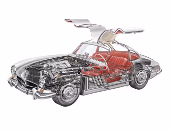 Mercedes-Benz 300 SL (W198) '08.1954–05.1957