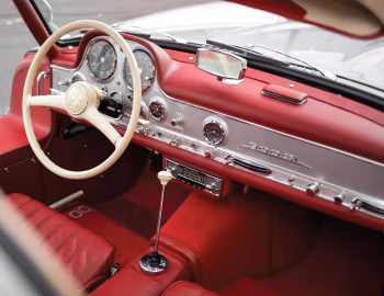 Panel frontal Mercedes-Benz 300 SL Legierung (W198) '01.1955–56