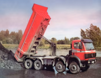 Mercedes-Benz 3535 K with Marrel tipper body '1988–94