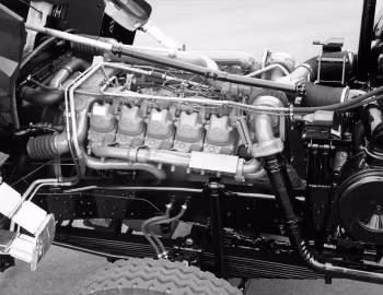 Bajo el capó Mercedes-Benz 3850 AS Schwerlast-Zugmaschine (Br.625) '1984–????