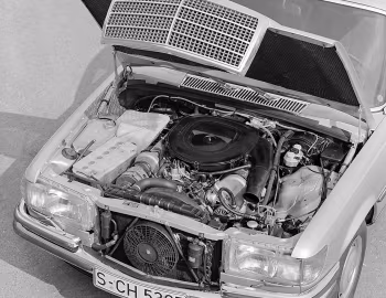 Bajo el capó Mercedes-Benz 450 SEL 6.9 (V 116 E 69) '1975–81