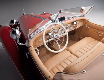 Panel frontal Mercedes-Benz 500K Roadster (W29) '1935–36