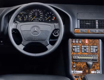 Panel frontal Mercedes-Benz 600 SEL LHD [Japan] (Bm.140.057) '1990–93
