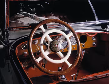 Panel frontal Mercedes-Benz 680 S Cabriolet by Erdmann & Rossi '1928