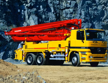 Mercedes-Benz Actros 3331 B Betonpumpe Putzmeister Elefant (MP1) '04.1997–10.2002