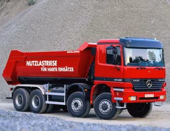 Mercedes-Benz Actros 4140 K 8×6/4 Dautel Hinterkipper (MP1) '04.1997–10.2002