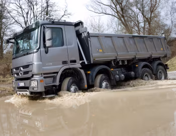 Mercedes-Benz Actros 4148 AK Meiller Dreiseitenkipper (MP3) '2009–11