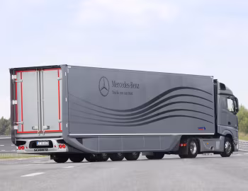 Mercedes-Benz Actros Aerodynamic Trailer Concept (MP4) '09.2012