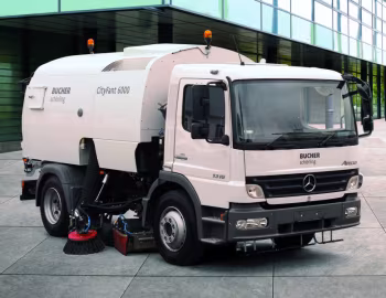 Mercedes-Benz Atego 1318 Bucher Schörling CityFant 6000 [RHD] '2005–13