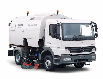 Mercedes-Benz Atego 1018 Bucher Schörling CityFant 5000 '2005–13