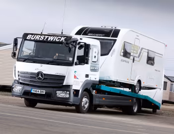 Mercedes-Benz Atego 816 Car Carrier with ClassicSpace sleeper cab [UK-spec] '2015