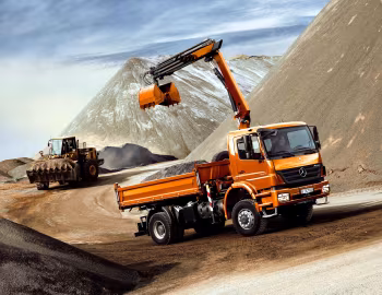 Mercedes-Benz Axor 1833 AK Meiller Dreiseitenkipper '2004–10