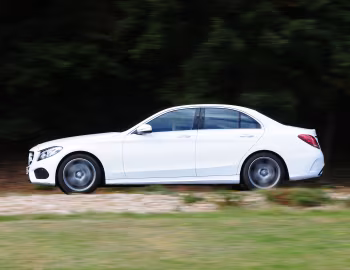 Mercedes-Benz C 300 BlueTec Hybrid AMG Line [UK-spec] (W205) '2014–18