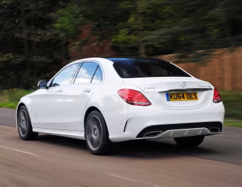 Mercedes-Benz C 300 BlueTec Hybrid AMG Line [UK-spec] (W205) '2014–18