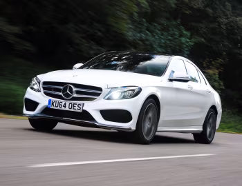 Mercedes-Benz C 300 BlueTec Hybrid AMG Line [UK-spec] (W205) '2014–18