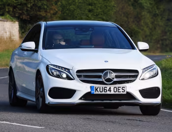 Mercedes-Benz C 300 BlueTec Hybrid AMG Line [UK-spec] (W205) '2014–18