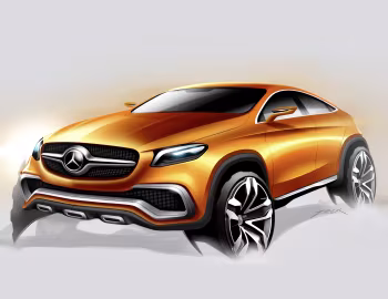 Boceto Mercedes-Benz Concept Coupé SUV (C292) '04.2014
