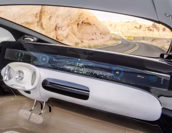 Panel frontal Mercedes-Benz F 015 Luxury in Motion '01.2015