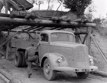 Mercedes-Benz L 6600 K Dreiseiten-Kipper (L 304) '1950–54
