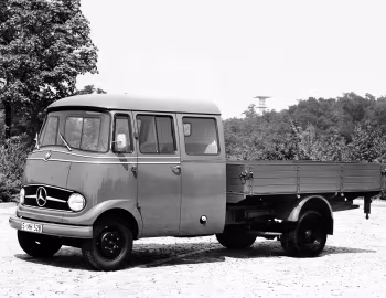Mercedes-Benz L 407 Pritschenwagen mit Doppelkabine (Br. L 319) '1963–68