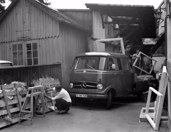 Mercedes-Benz L 407 Pritschenwagen mit Doppelkabine (Br. L 319) '1963–68