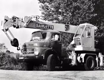 Mercedes-Benz LA 1513 Haulotte TLF10 Mobile Crane (Br.360) '1972–????
