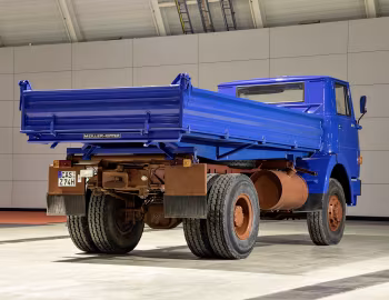 Mercedes-Benz LAPK 1632 Meiller Dreiseitenkipper (Br.663) '1972–74