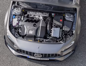 Bajo el capó Mercedes-AMG A 45 S 4MATIC+ Aerodynamic Package [Worldwide] (W177) '2019–22
