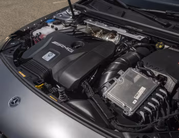 Bajo el capó 2020–23 Mercedes-AMG CLA 45 4MATIC+ [North America] (C118) '2019–23