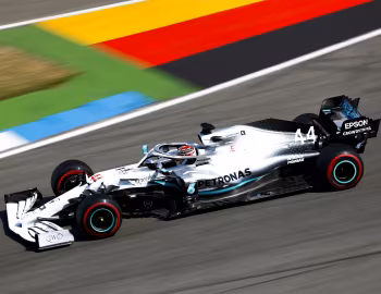 Mercedes-AMG F1 W10 EQ Power+ with a special "125 Years of Motorsport" livery '07.2019