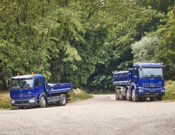 Mercedes-Benz Arocs 3246 Meiller Dreiseitenkipper, Mercedes-Benz Atego 1630 K Meiller Dreiseitenkipper