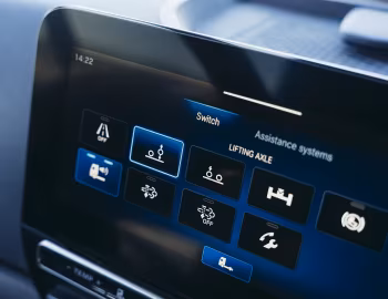 Interior Mercedes-Benz Actros 2548 K with Palfinger swap body (Br.963) '2026