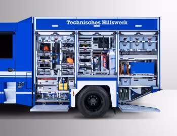 Coffre Mercedes-Benz Atego 1530 AF THW '2025–pr.