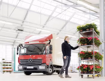 Mercedes-Benz Atego 818 mit Wilke Kofferaufbau, Inga Balke