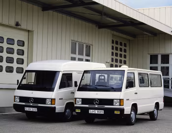 Mercedes-Benz MB 100 D Kombi, Mercedes-Benz MB 100 D Kastenwagen mit Hochdach