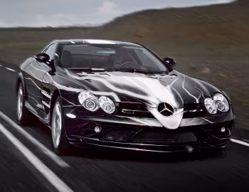 Mercedes-Benz SLR McLaren "Lightning Fields" Art Car by Hiroshi Sugimoto (C199) '2011