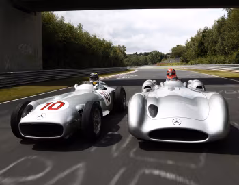 Michael Schumacher, Nico Rosberg, Mercedes-Benz W196R