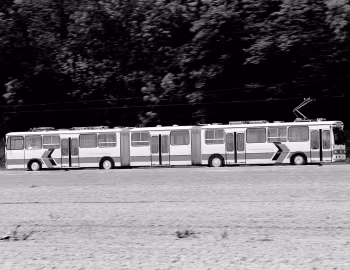 Mercedes-Benz O 305 G "O-Bahn" Doppelgelenkbus Versuchswagen (Br.307) '1981