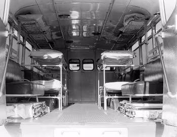 Interior Mercedes-Benz OP 311 Stolle Großraum-Rettungswagen (Br.312) '1958