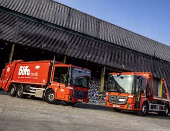 Mercedes-Benz Econic 2630 L 6×2/4 Garbage truck, Mercedes-Benz Econic 1827 L Boughton skiploader