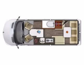 Interior 2021–pr. Roadtrek SS Agile (Br.907) '2020–pr.