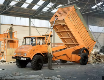 Mercedes-Benz Unimog U 90 T Triebkopf mit Ruthmann HUB-KW Hubwagenaufbau (Bm.416.133) '1969–????