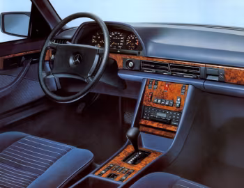 Intérieur Mercedes-Benz S-Klasse Coupe (C126) '1981–85