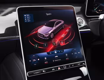 Interior Mercedes-Benz S 450 lang 4MATIC AMG Line [Australia] (V223) '2021–pr.