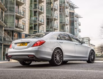 Mercedes-Benz S 500 Lang Plug-In Hybrid AMG Line [UK-spec] (V222) '2014–17