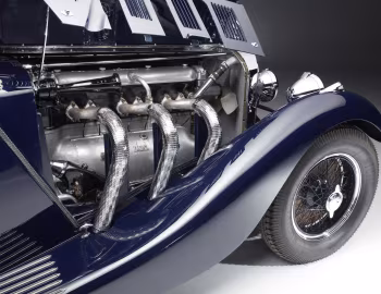 Bajo el capó Mercedes-Benz 710 SS Roadster by Abbey [UK-spec] '1936