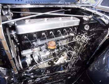 Under The Hood Mercedes-Benz 500K Cabriolet von Saoutchik (123696) '1935