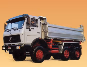 Mercedes-Benz 2536 AK 6×4/4 mit Saurer Kipper Aufbau [Switzerland]