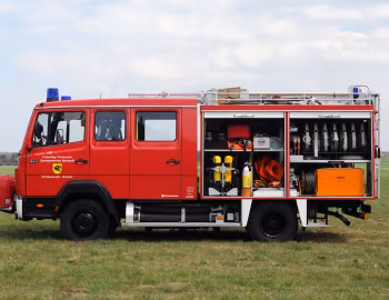 Mercedes-Benz 814 F Löschfahrzeug Schlingmann LF 8 [Germany] (Br.674) '1988